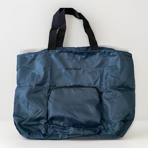 Rick Steves Hide-Away Tote Teal Blue  Carryall Bag Packable Foldable Polyester